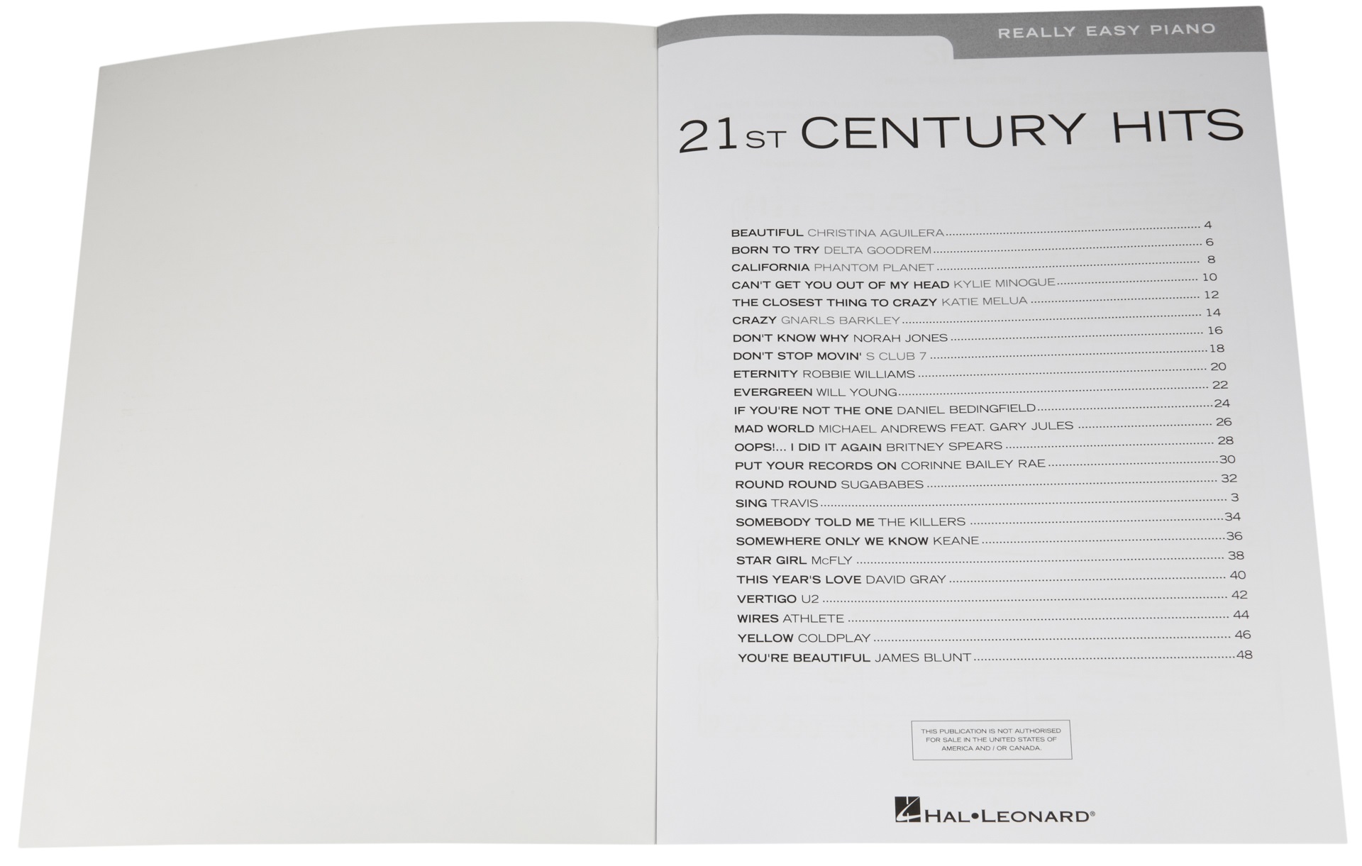 MS Really Easy Piano: 21st Century Hits (obrázek 3)