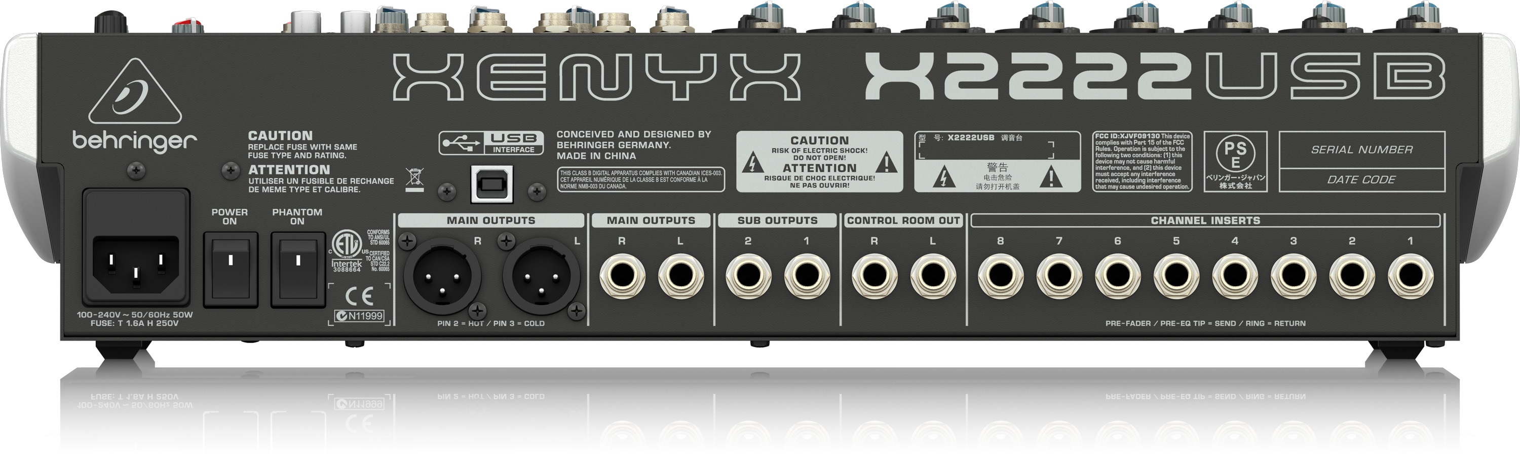 Behringer Xenyx X2222USB (obrázek 3)