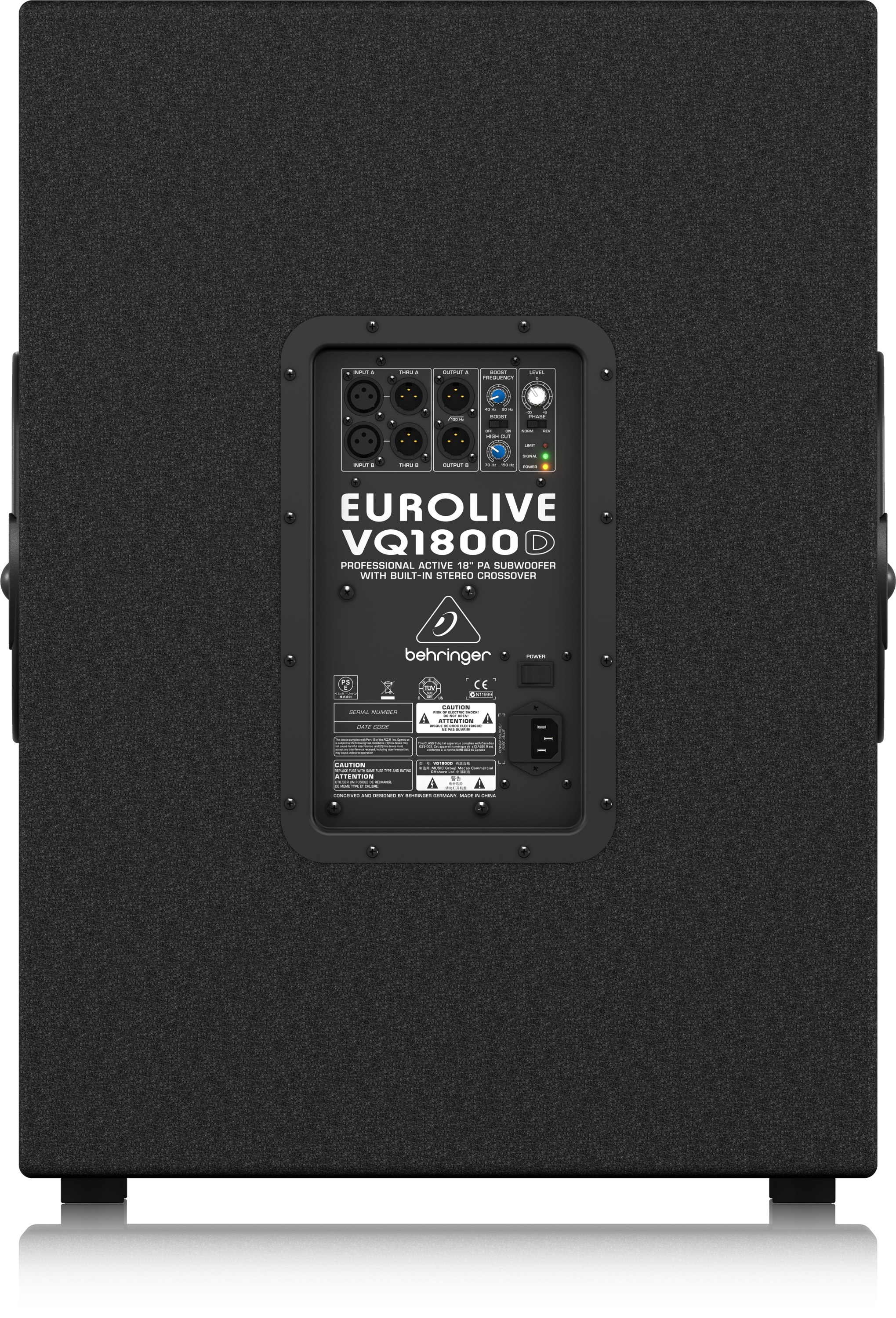 Behringer VQ1800D (obrázek 3)