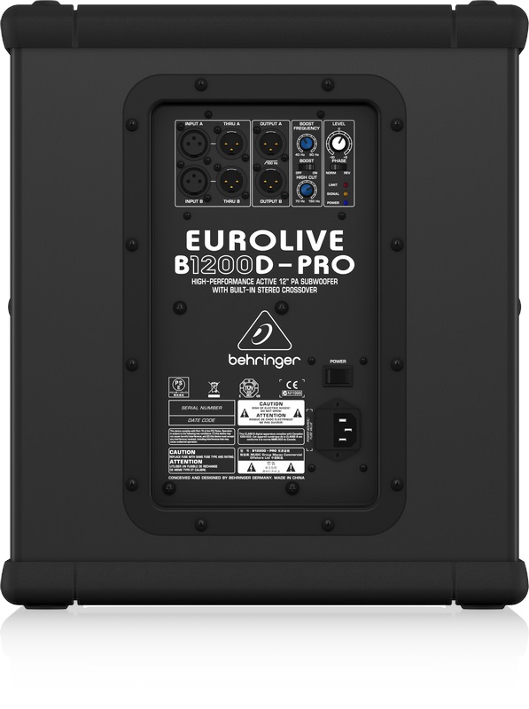 Behringer B1200D-PRO (obrázek 3)