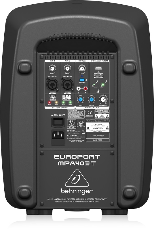 Behringer MPA40BT (obrázek 4)