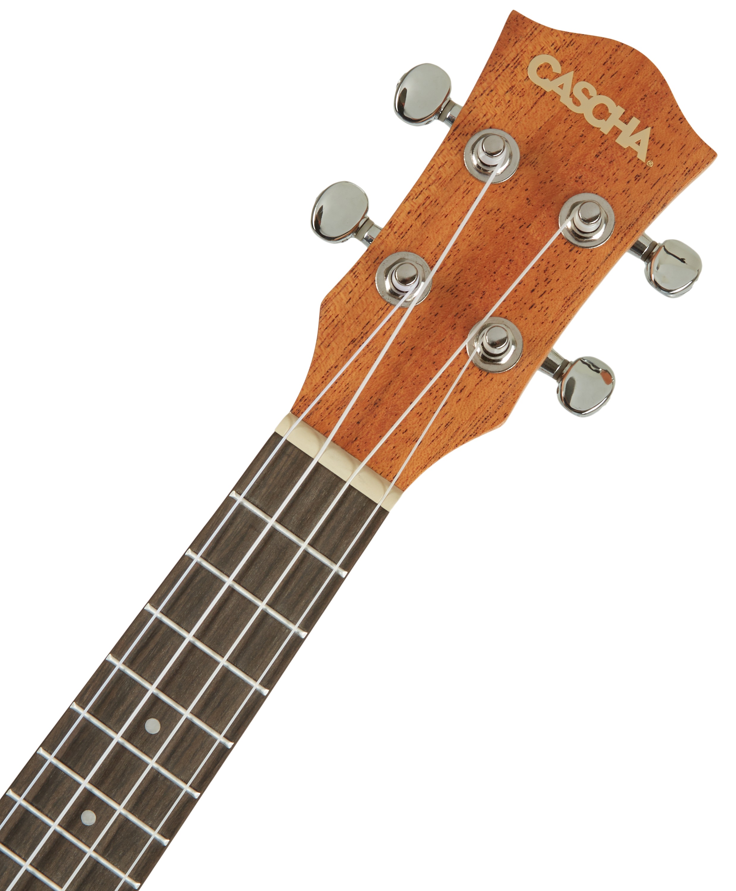 Cascha HH 2026 Soprano Mahogany Ukulele Set (obrázek 4)