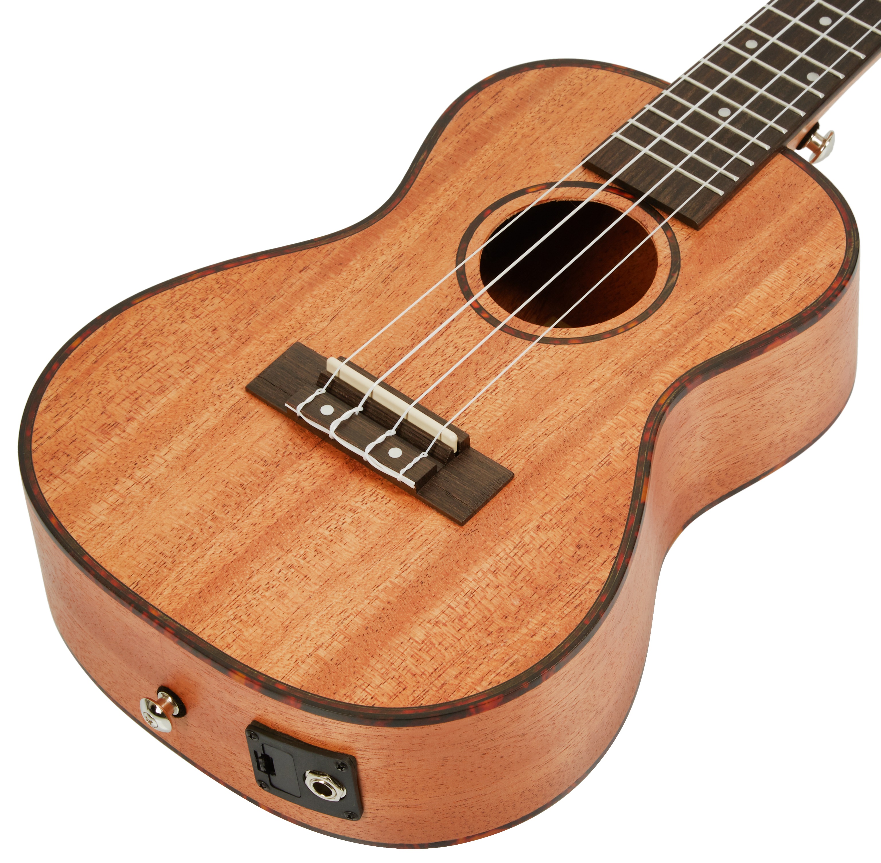 Cascha HH 2035E Concert Mahogany Ukulele Set EQ (obrázek 3)