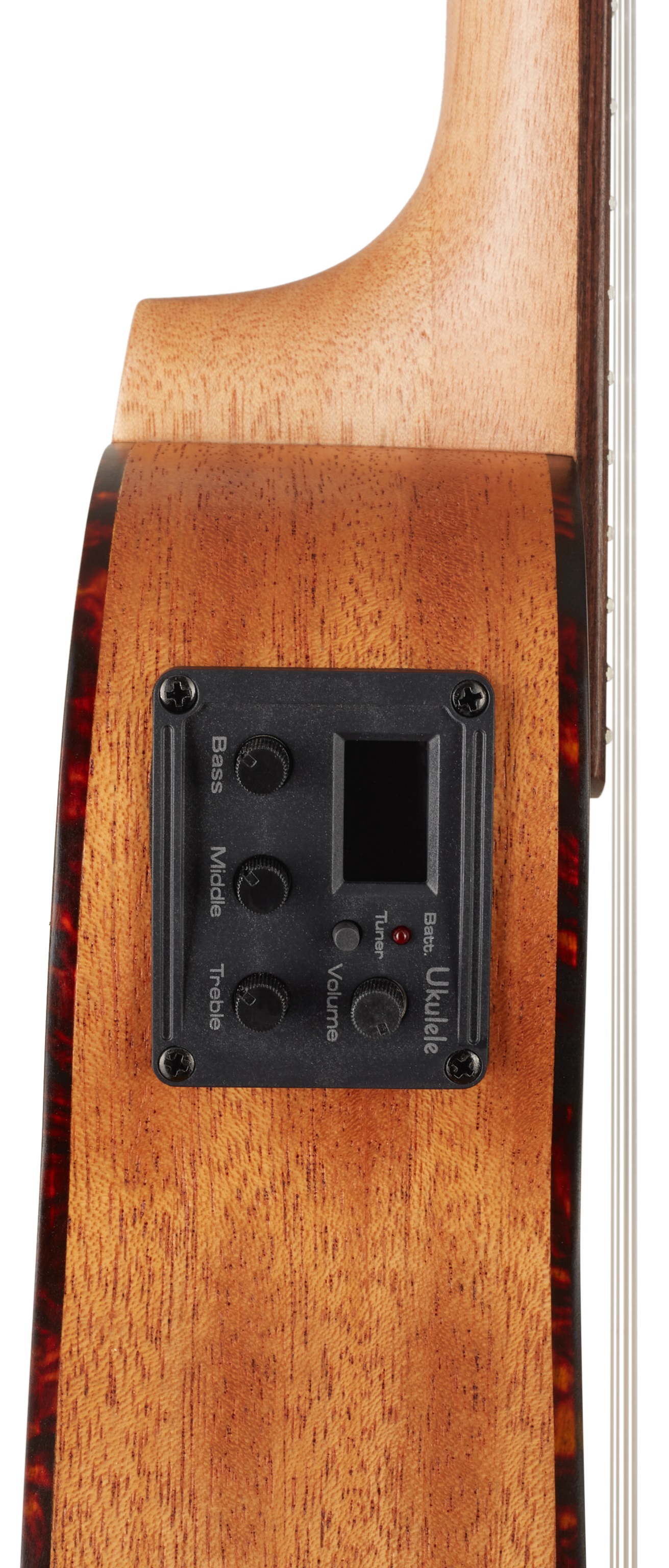 Cascha HH 2026E Soprano Mahogany Ukulele Set EQ (obrázek 4)