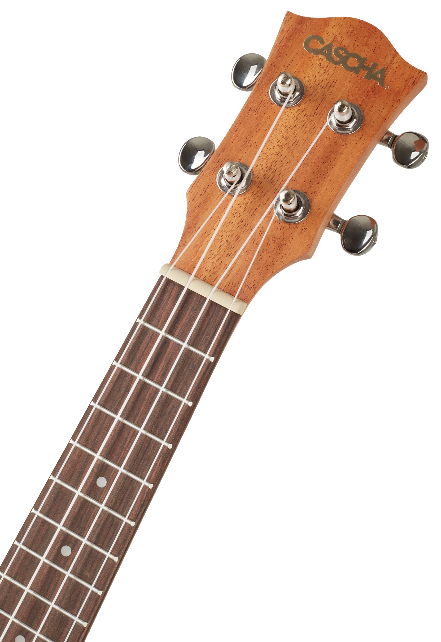 Cascha HH 2026E Soprano Mahogany Ukulele Set EQ (obrázek 5)
