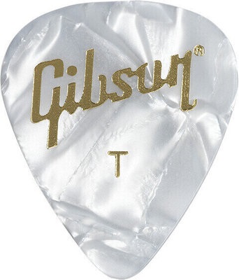 Levně Gibson Pearloid Guitar Picks White Thin