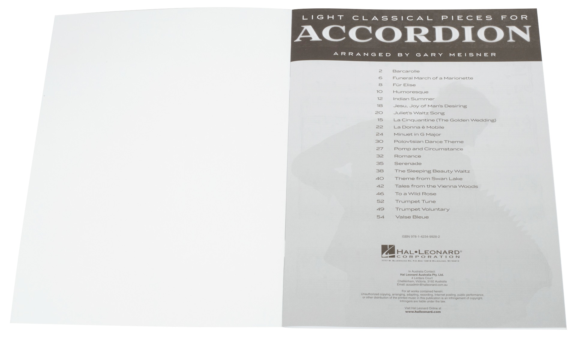 MS Light Classical Pieces For Accordion (obrázek 3)