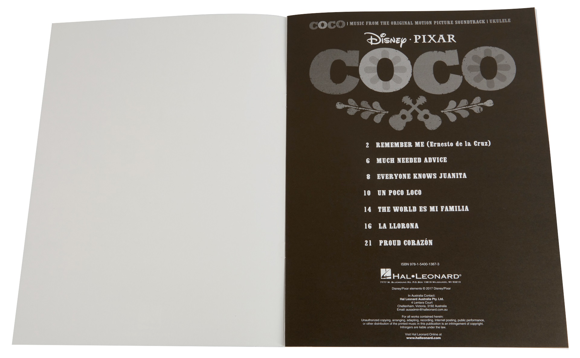 MS Disney Pixar's Coco For Ukulele (obrázek 3)