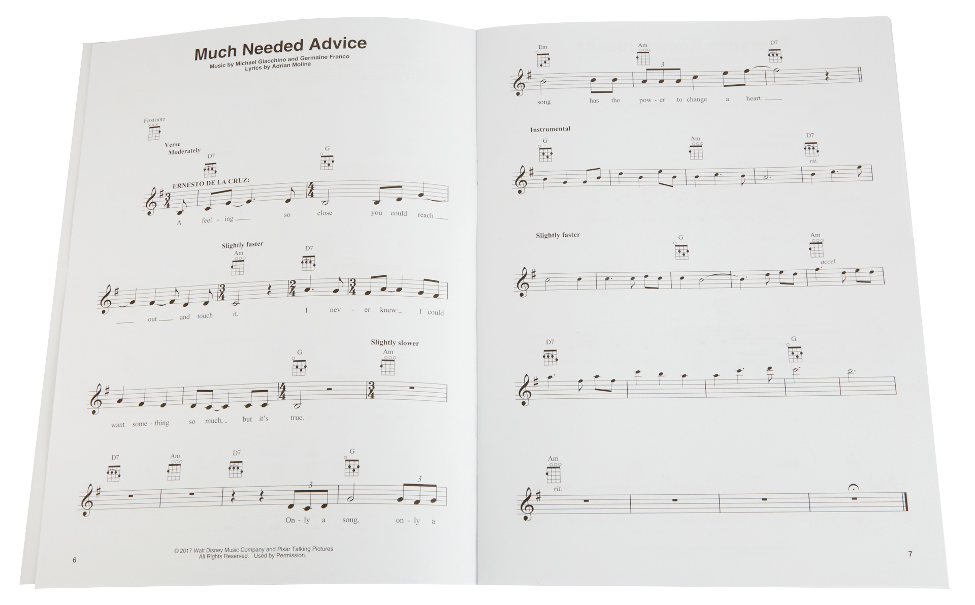 MS Disney Pixar's Coco For Ukulele (obrázek 4)