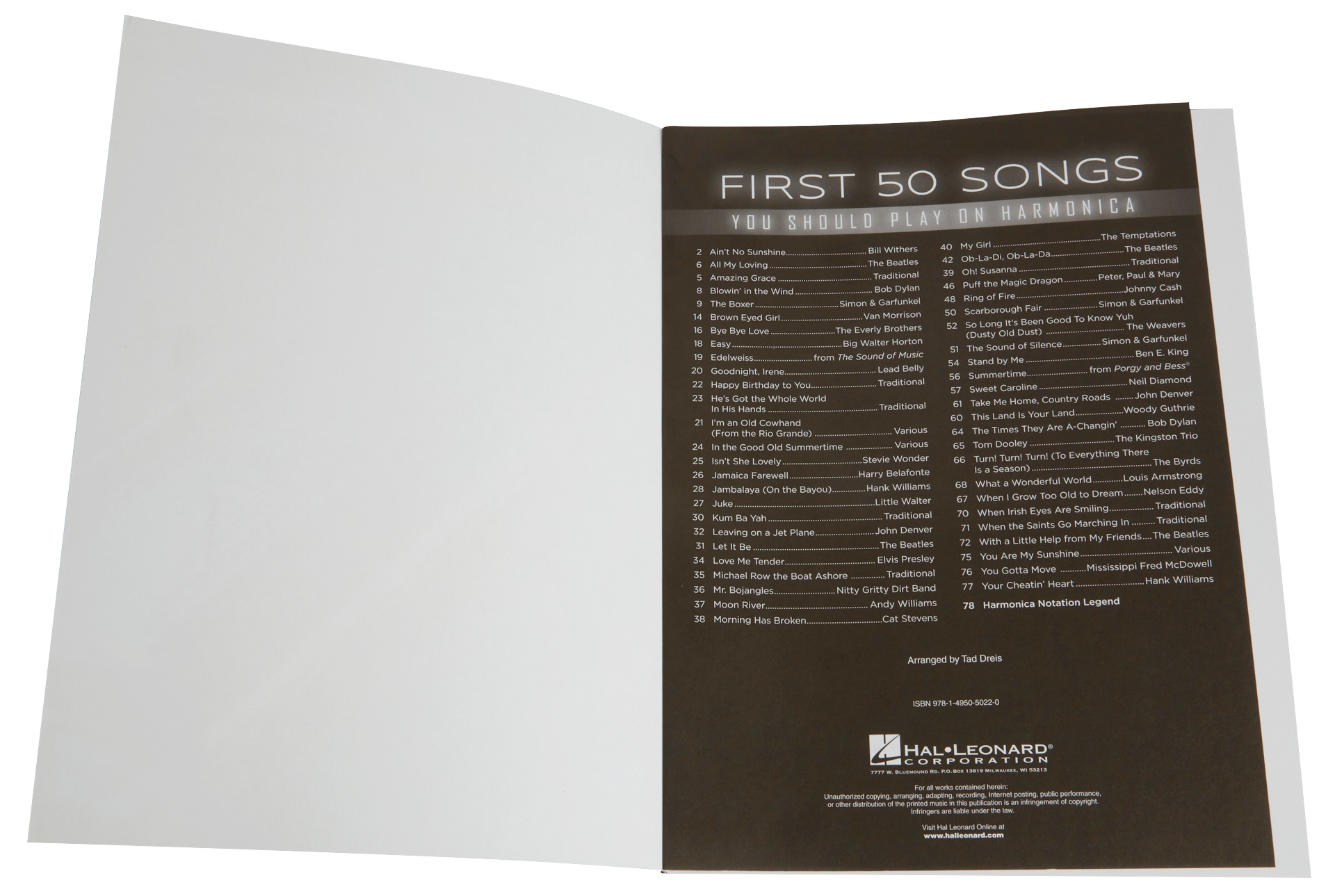 MS First 50 Songs You Should Play On Harmonica (obrázek 3)