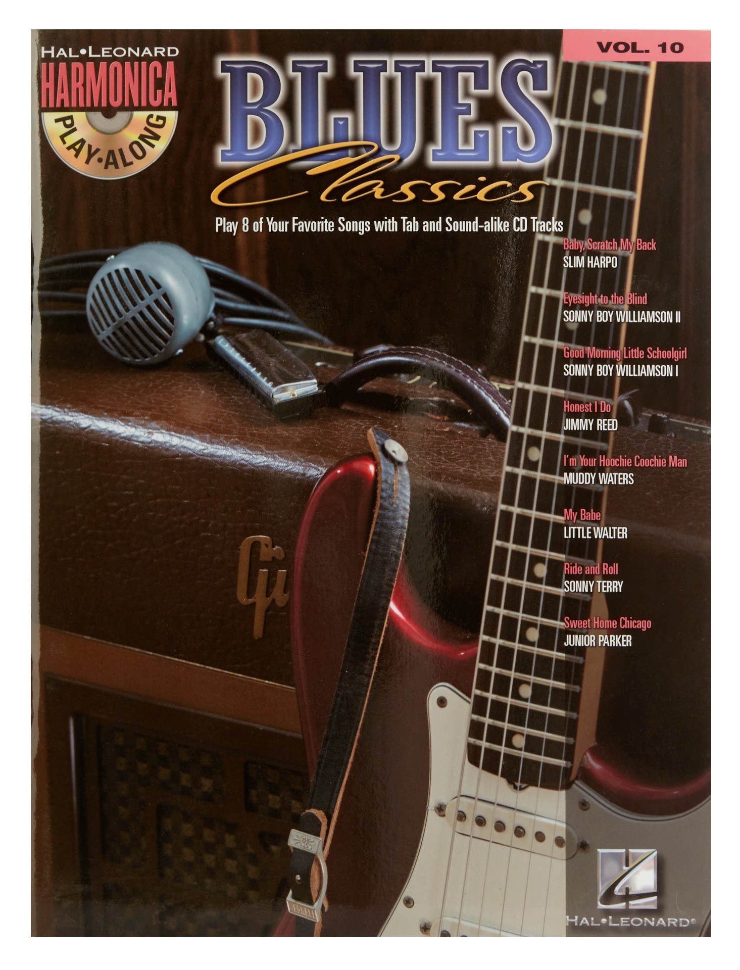 Levně MS Harmonica Play-Along Volume 10: Blues Classics