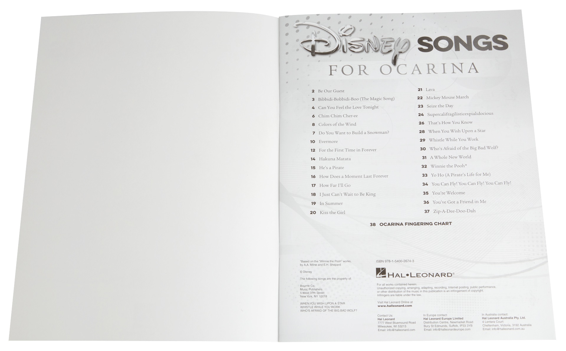 MS Disney Songs For Ocarina (obrázek 3)
