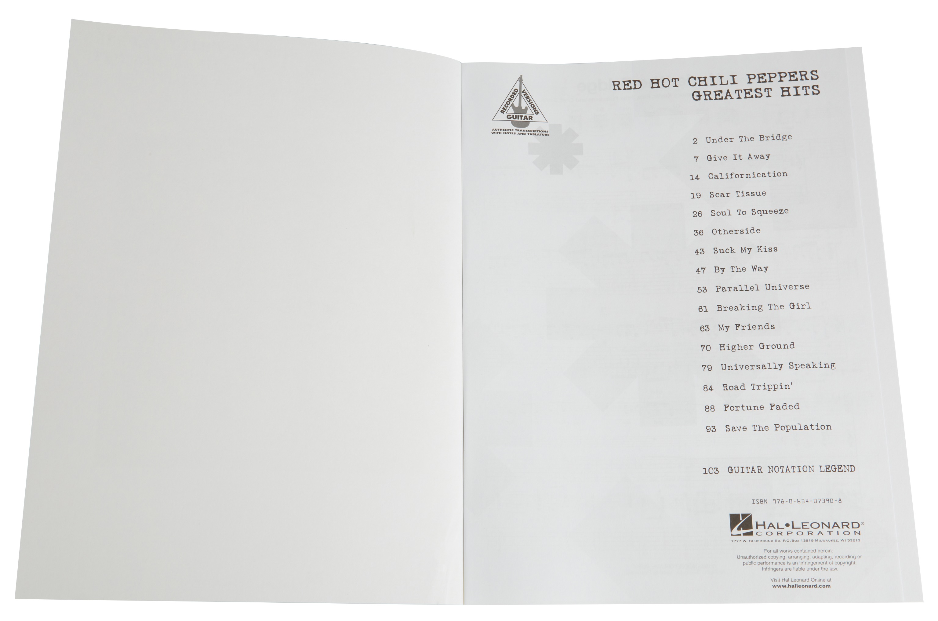 MS Red Hot Chili Peppers Greatest Hits GRV (obrázek 3)