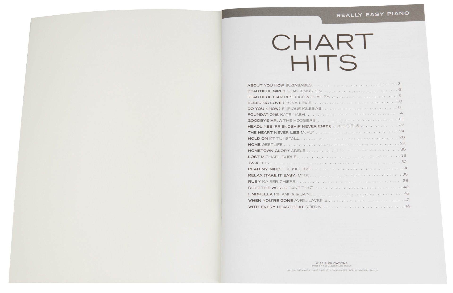 MS Really Easy Piano: Chart Hits (obrázek 3)