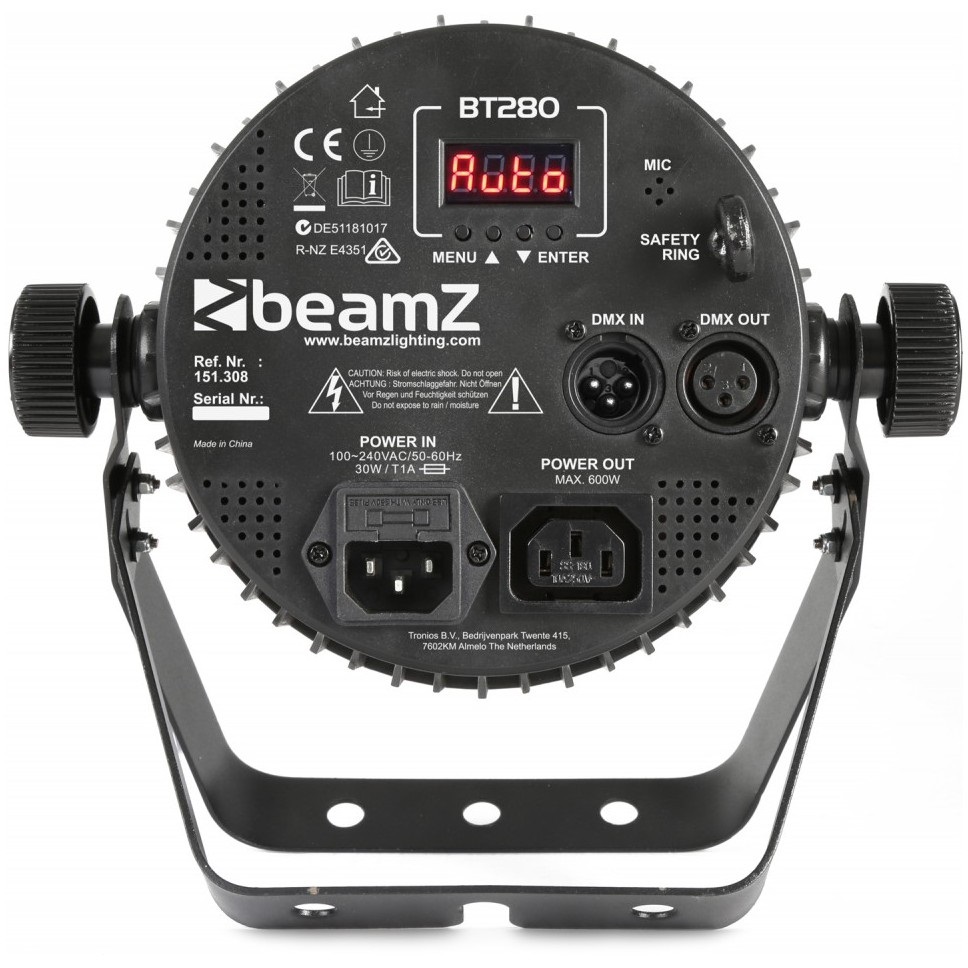BeamZ BT280 LED Flat Par 7x10W 6in1 RGBWA-UV (obrázek 3)
