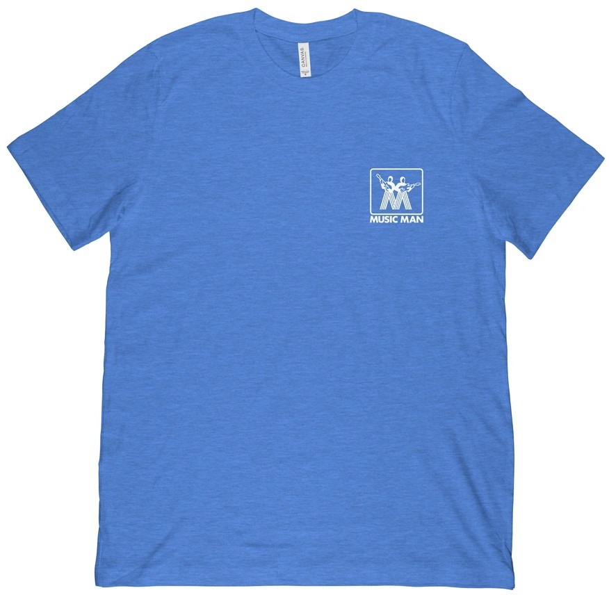 Levně Music Man Vintage Logo Blue T-Shirt XL