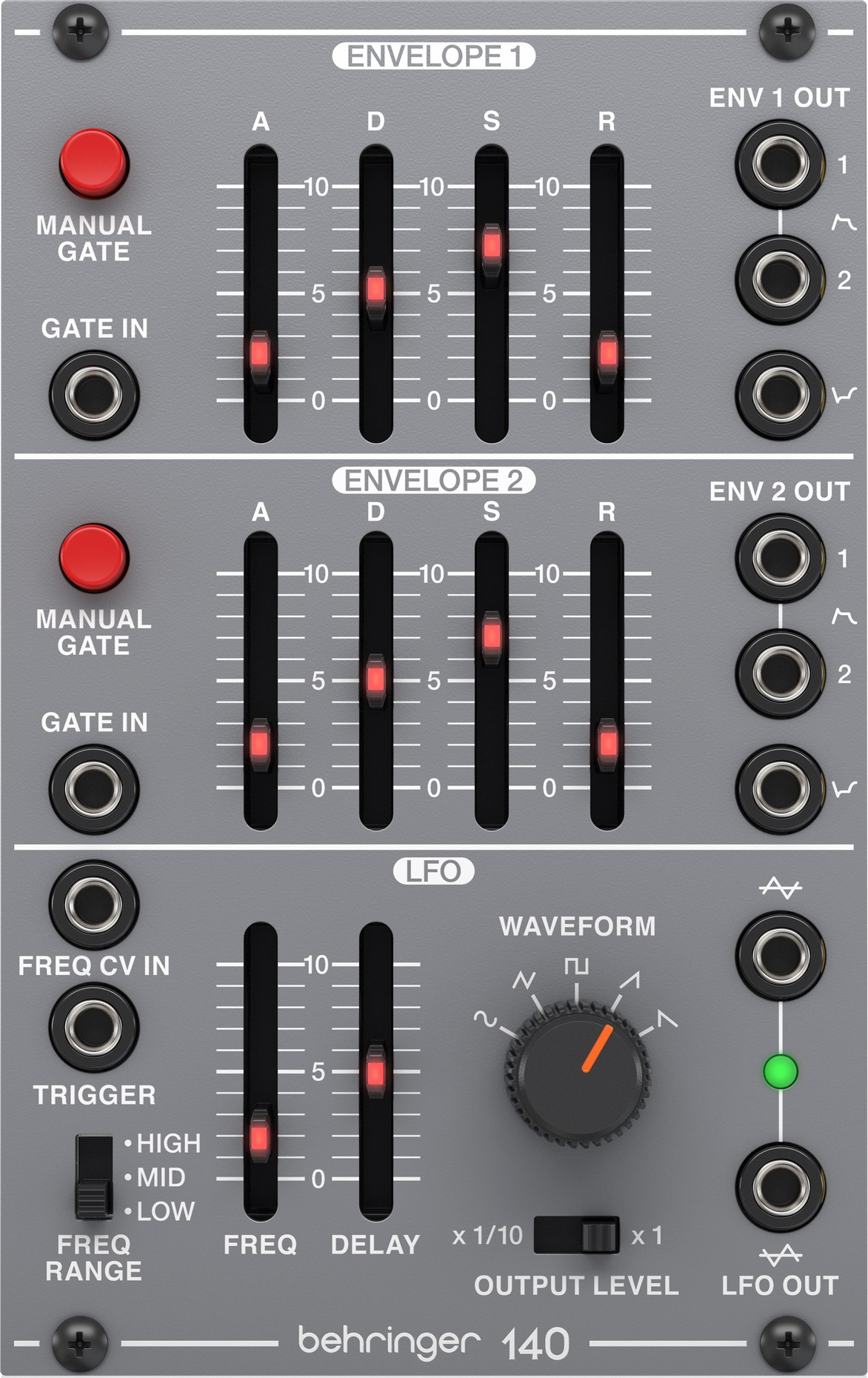 Levně Behringer 140 DUAL ENVELOPE/LFO