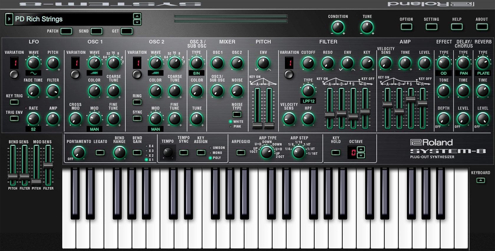 Roland SYSTEM-8 Key
