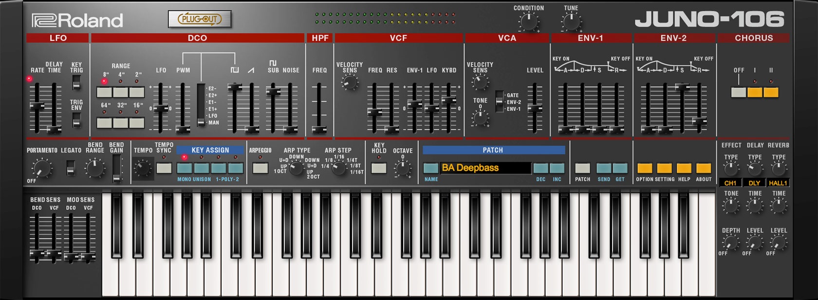 Levně Roland JUNO-106 Key
