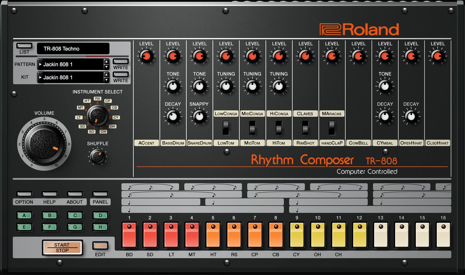 Levně Roland TR-808 Key