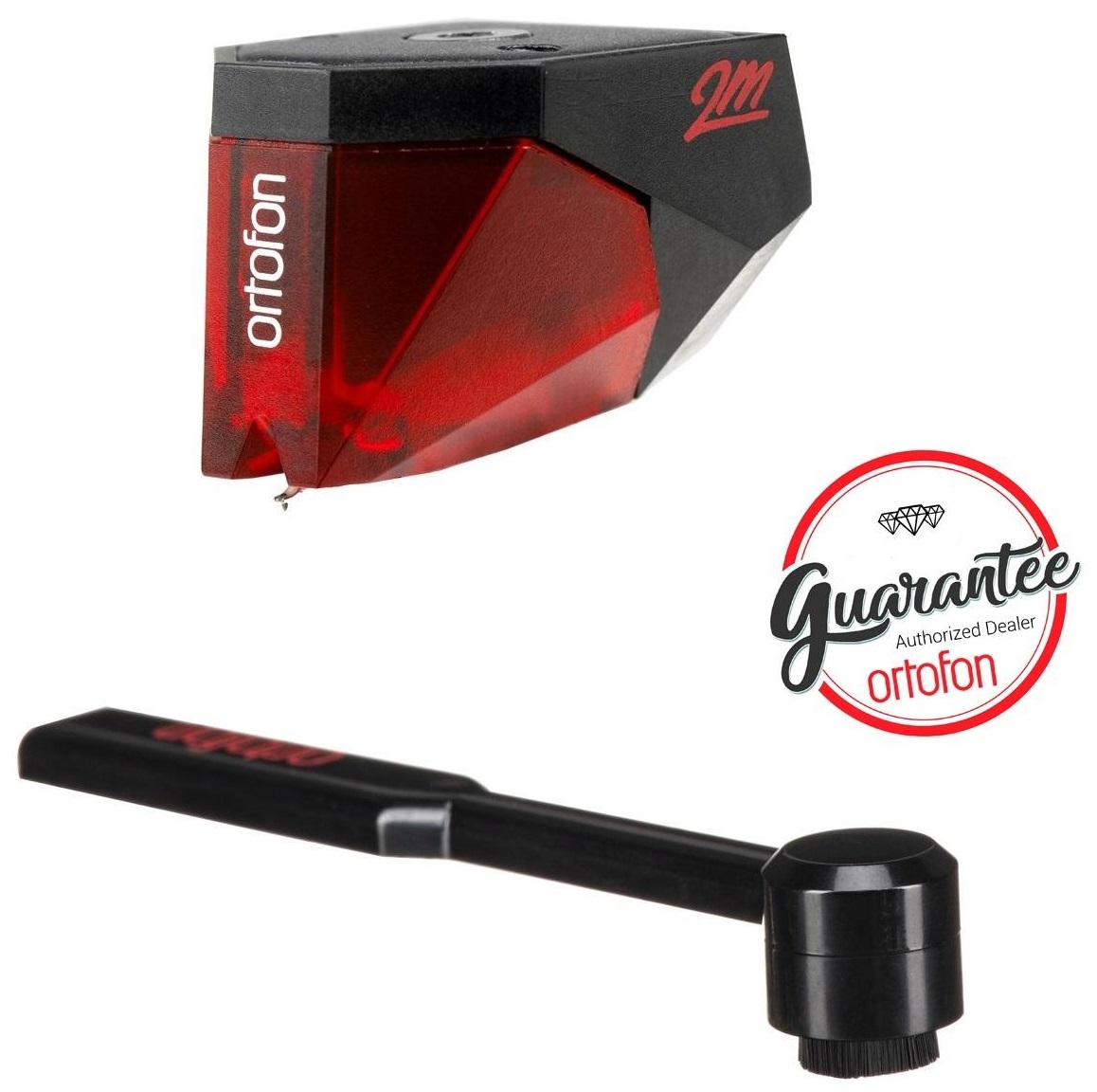 Levně Ortofon HiFi 2M RED + Ortofon Carbon Stylus brush
