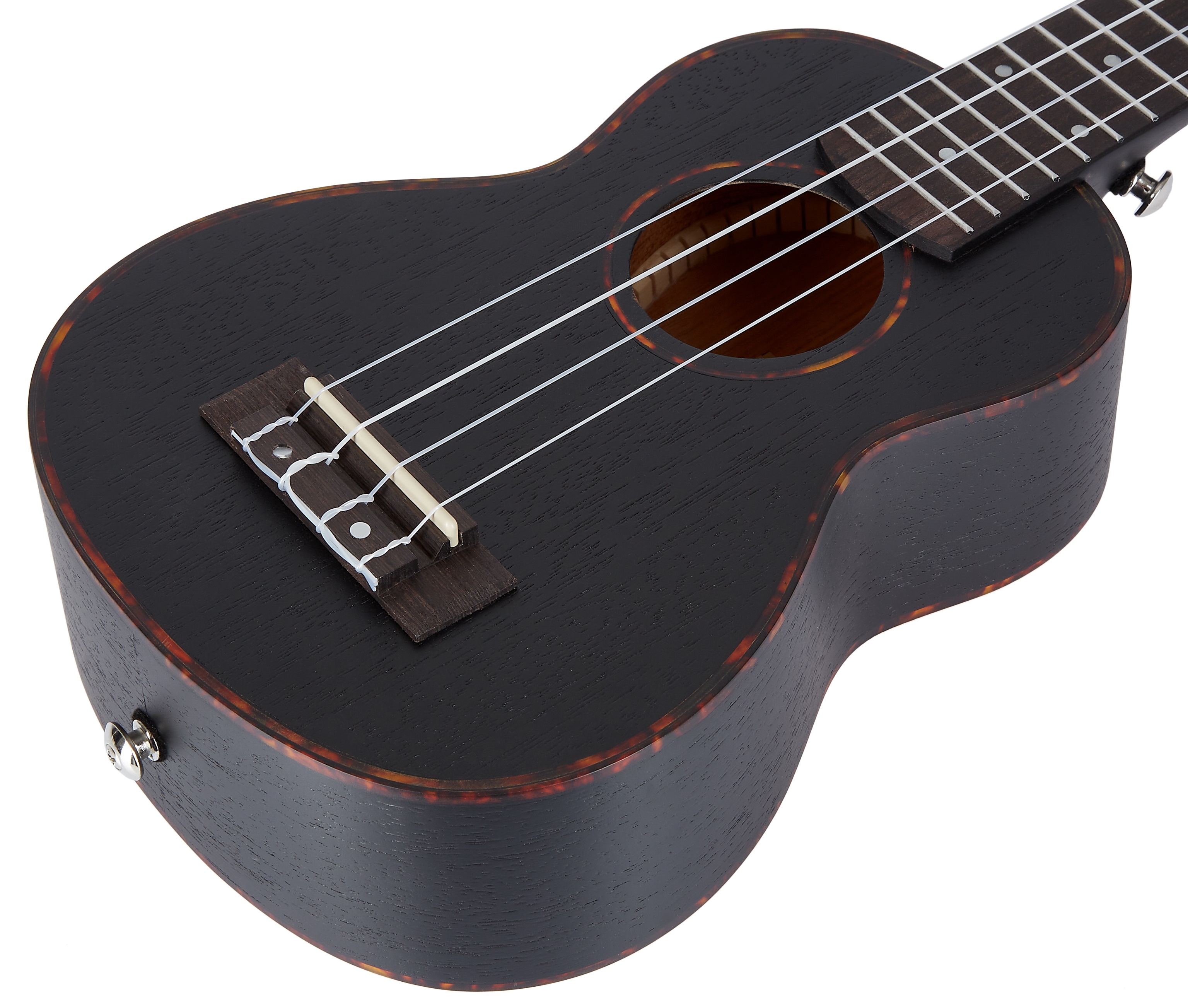 Cascha HH 2262 Premium Mahogany Ukulele Set Black (obrázek 3)