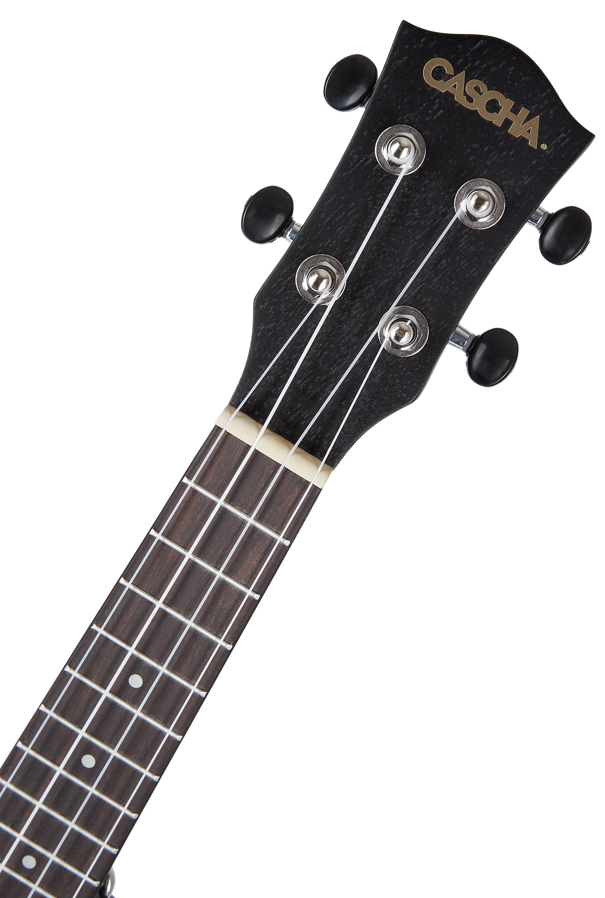 Cascha HH 2262 Premium Mahogany Ukulele Set Black (obrázek 4)