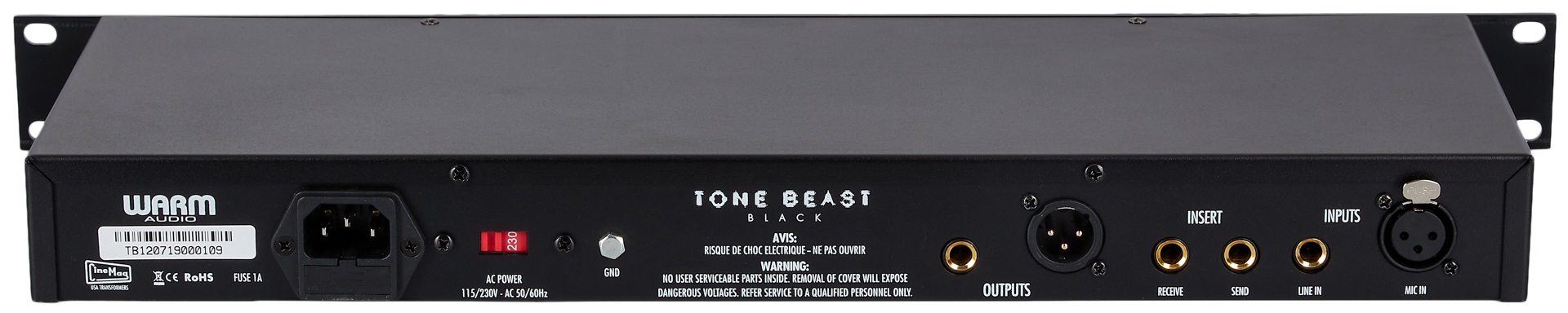Warm Audio TB12 Tone Beast Black (obrázek 4)