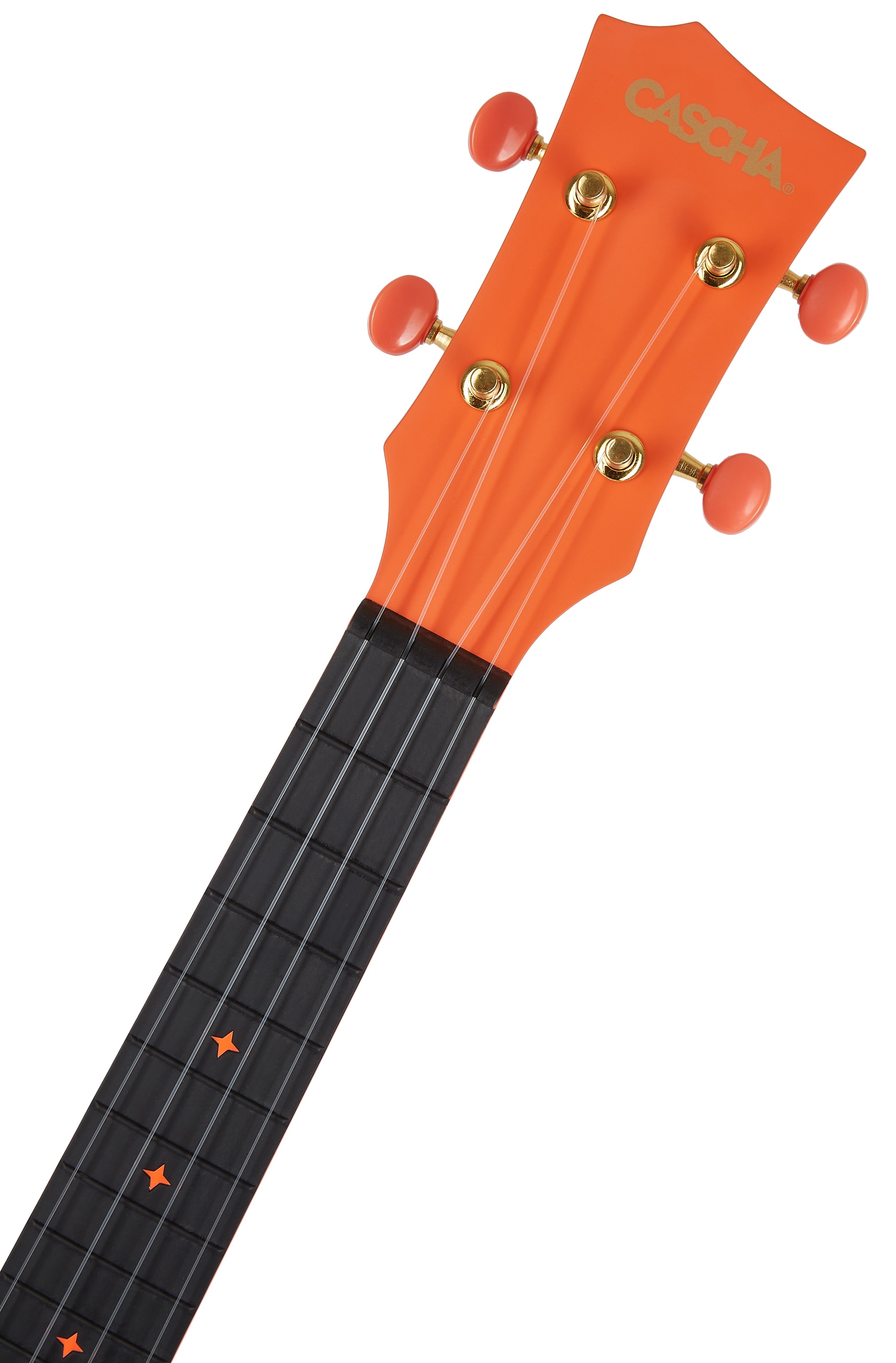 Cascha HH 2289 Carbon Fibre Ukulele Set Orange (obrázek 4)