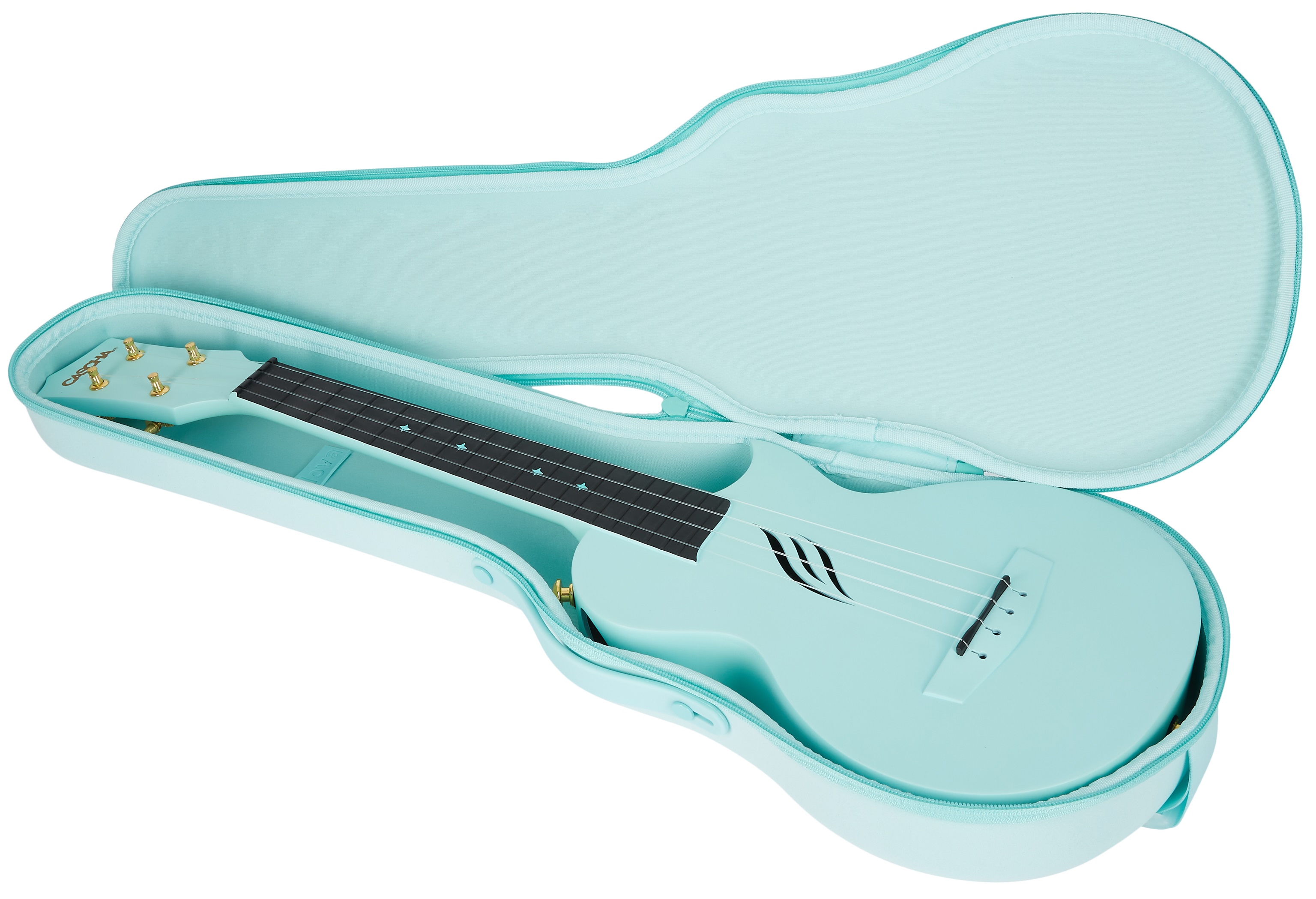 Cascha HH 2287 Carbon Fibre Ukulele Set Mint (obrázek 6)