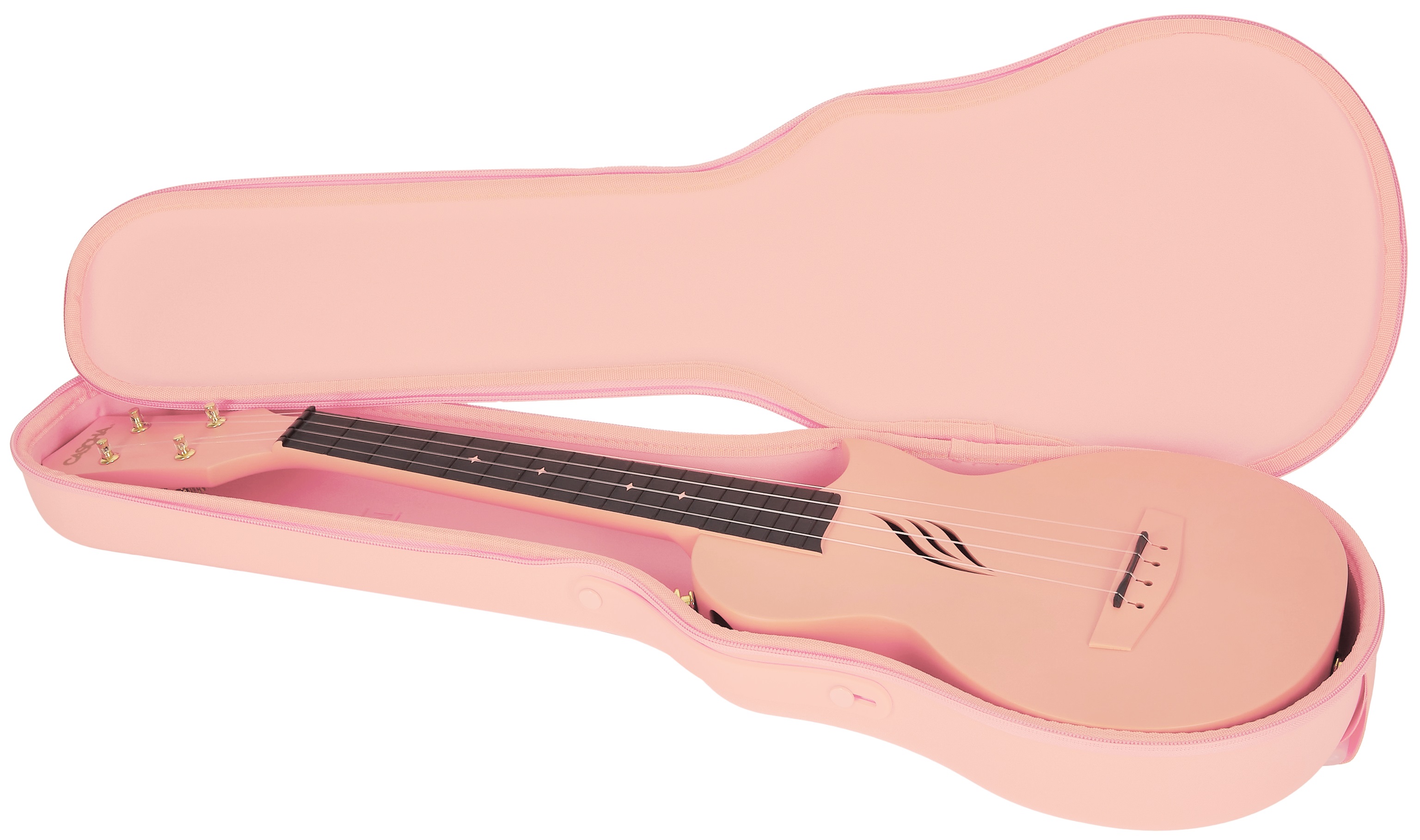 Cascha HH 2288 Carbon Fibre Ukulele Set Pink (obrázek 6)