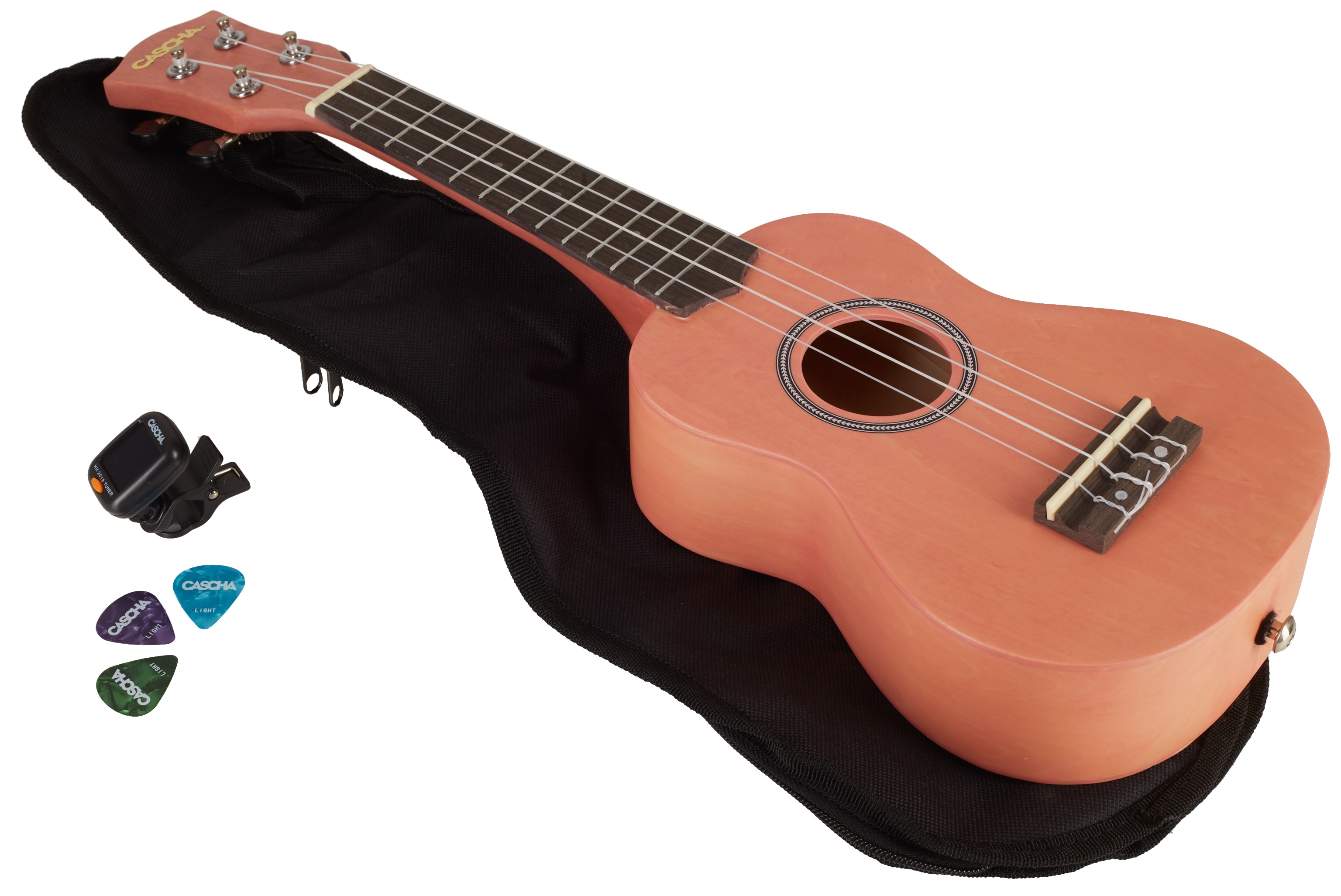 Cascha HH 3976 Soprano Ukulele Bundle Pink (obrázek 6)