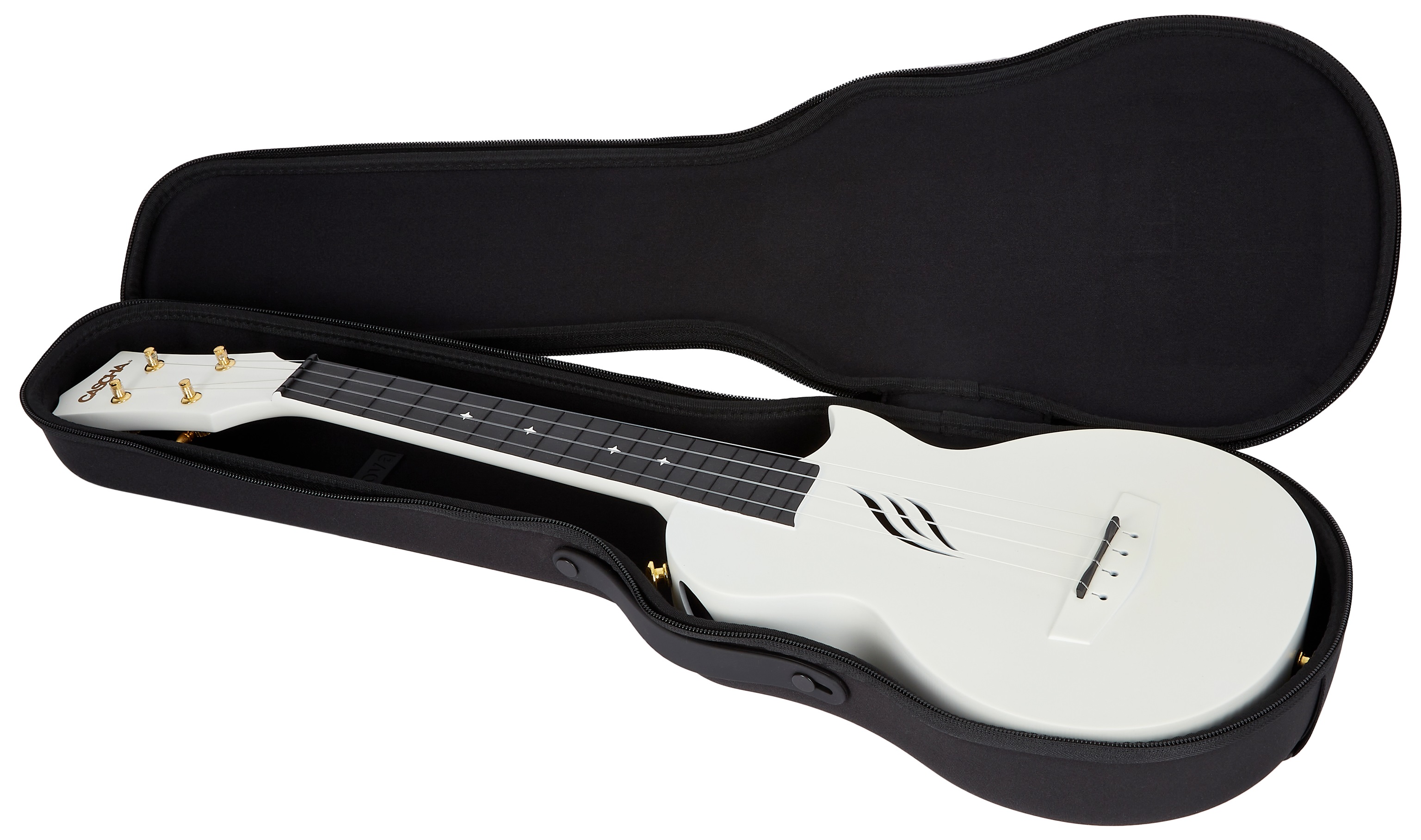 Cascha HH 2286 Carbon Fibre Ukulele Set White (obrázek 5)
