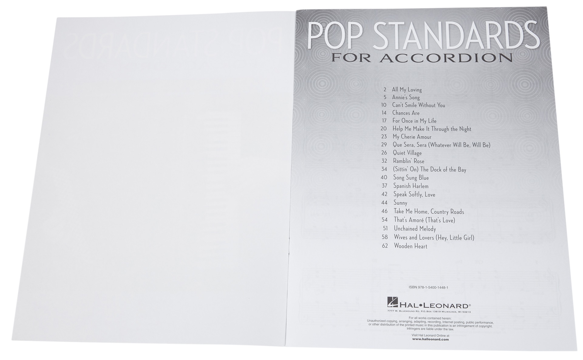 MS Pop Standards For Accordion: Arrangements Of 20 Classic Songs (obrázek 3)