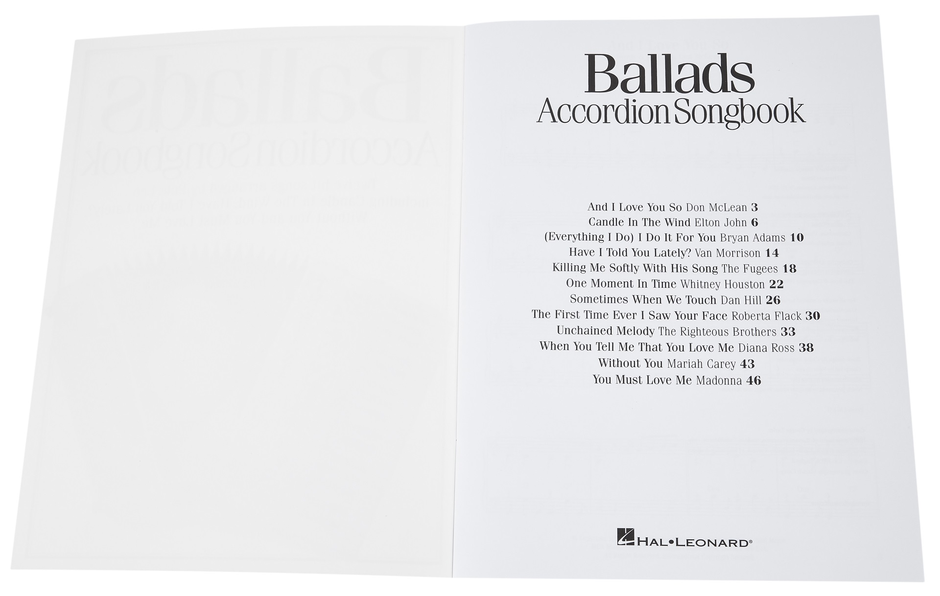 MS Accordion Songbook Ballads (obrázek 3)