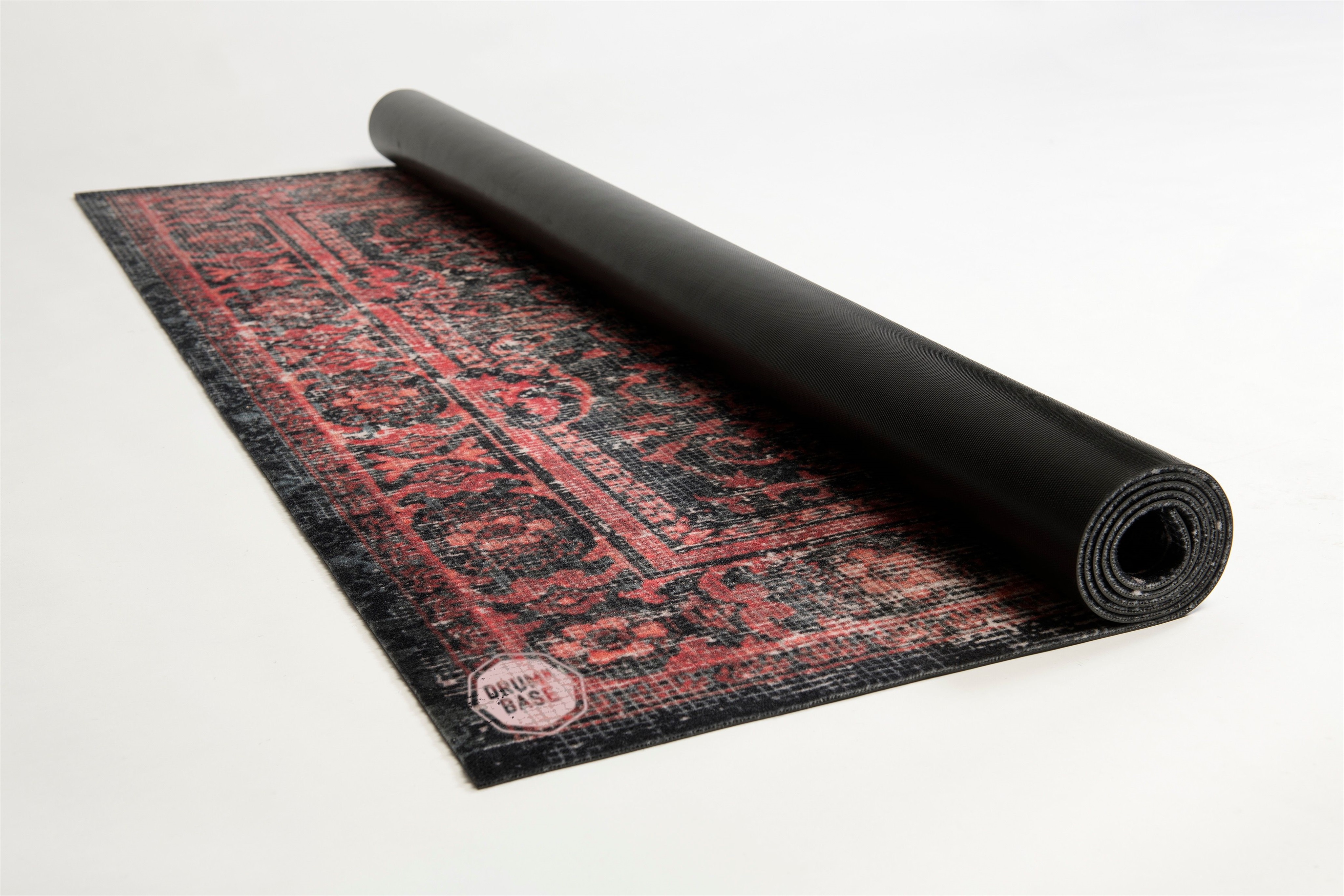 DRUMnBASE Vintage Persian Drum Mat 185 Red/Black (obrázek 3)