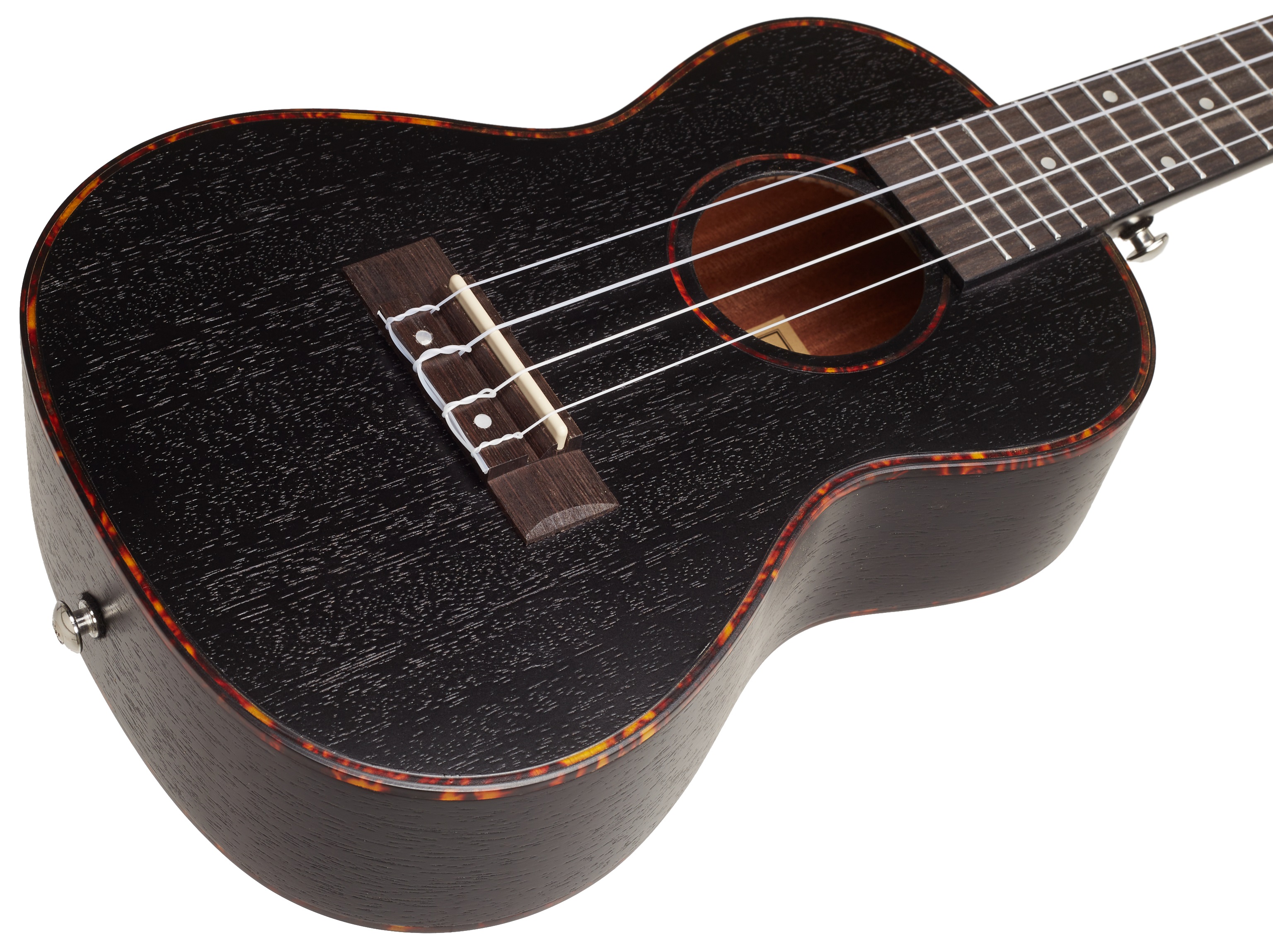 Cascha HH 2300 Premium Mahogany Ukulele Set Black (obrázek 3)