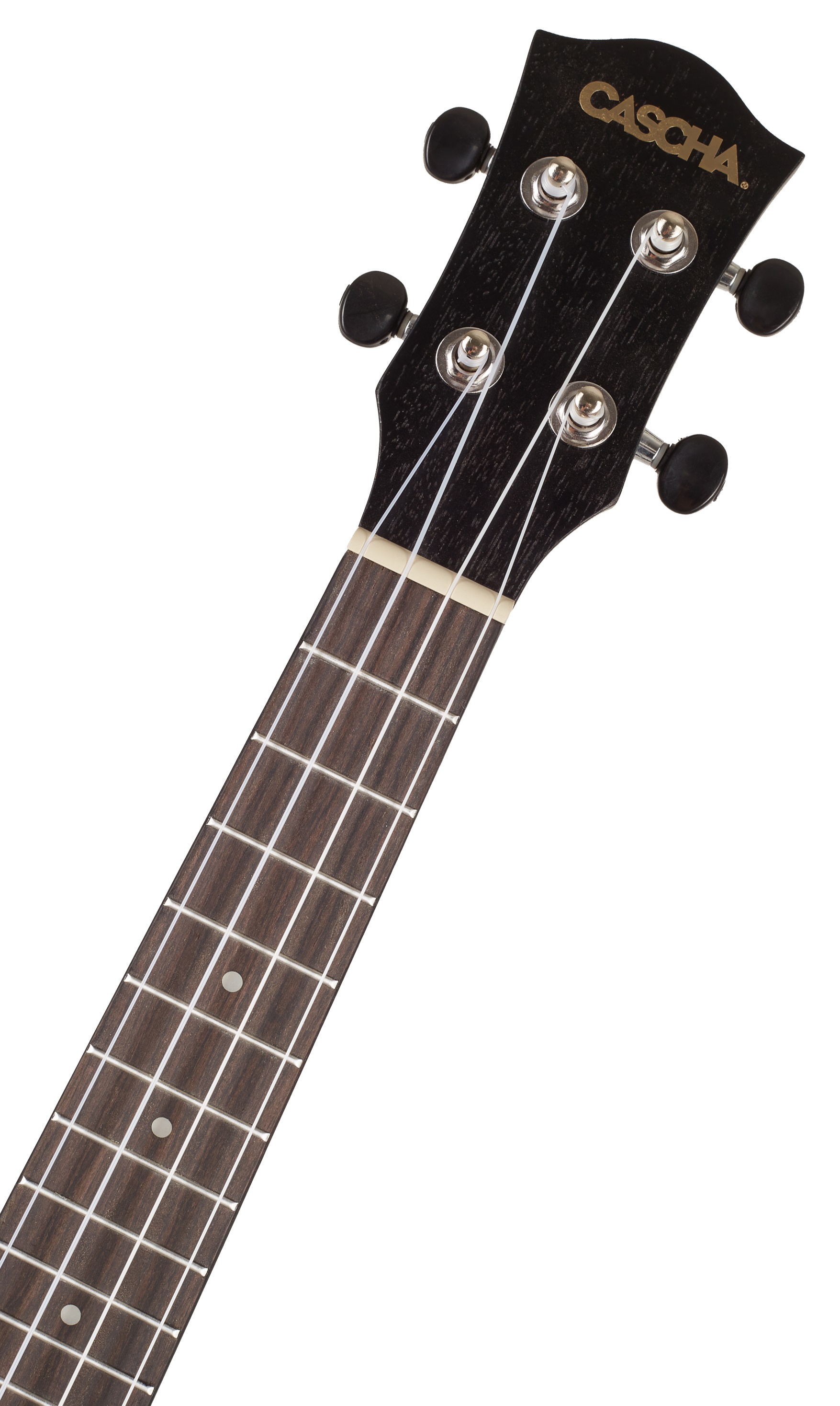 Cascha HH 2300 Premium Mahogany Ukulele Set Black (obrázek 4)