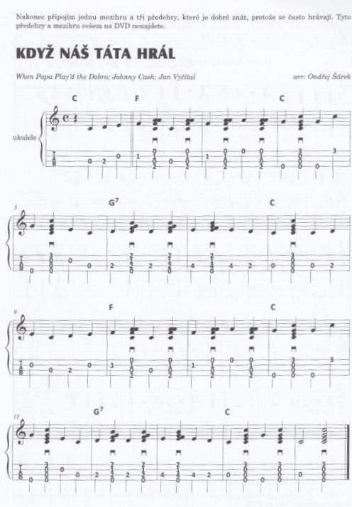 KN České hity pro ukulele - Ondřej Šárek (obrázek 3)