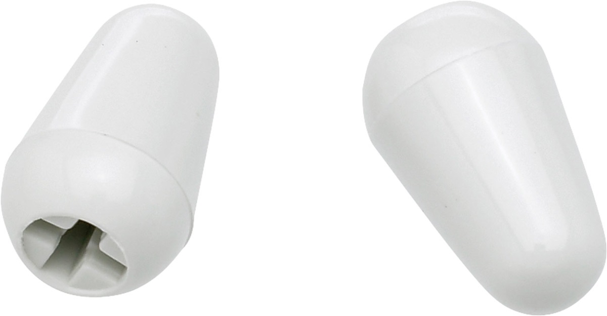 Levně Fender Stratocaster Switch Tips, White