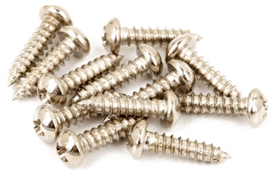Levně Fender Pure Vintage Tuning Machine Mounting Screws, Nickel-Plated