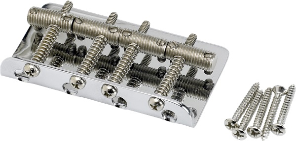 Levně Fender Pure Vintage Bass Bridge Assembly, Nickel/Chrome