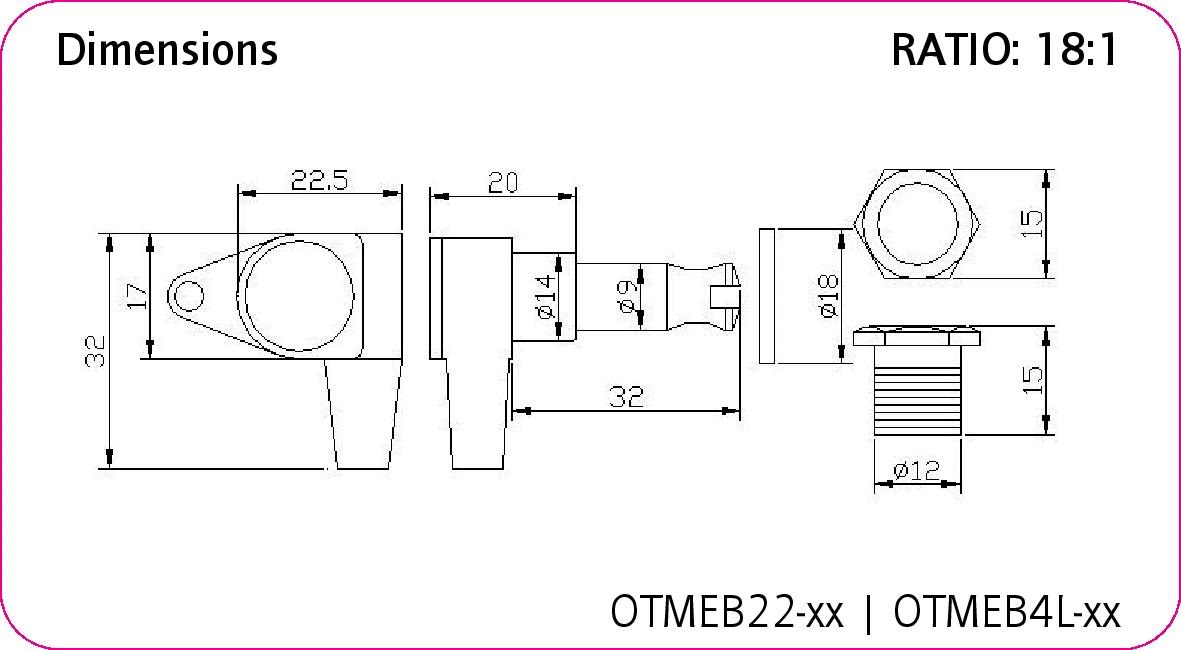 Ortega OTMEB4L-CR (obrázek 5)
