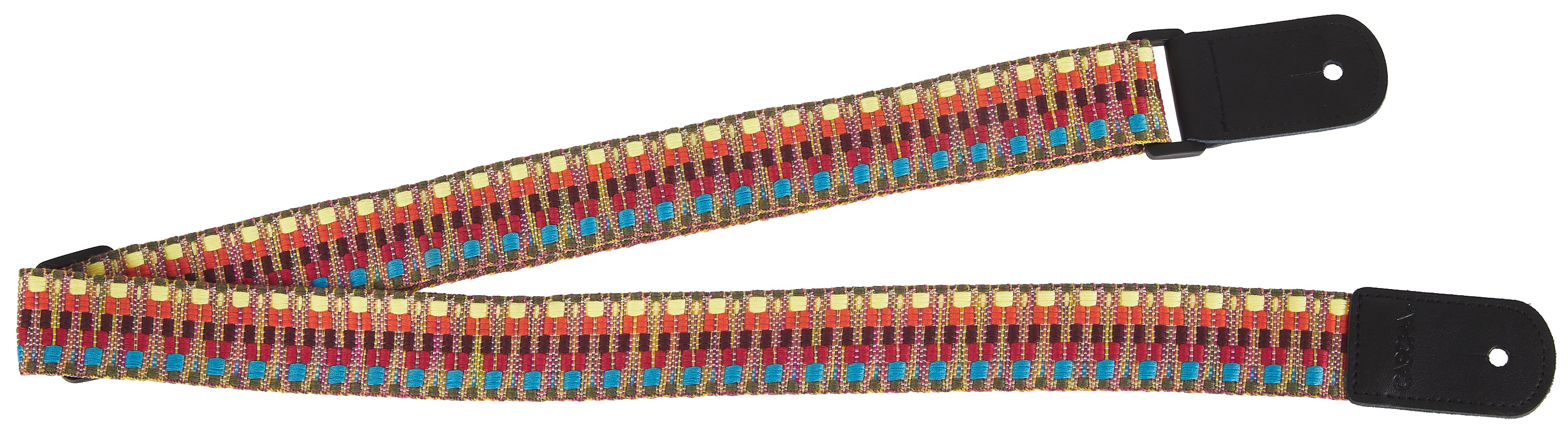 Cascha Ukulele Strap Jacquard - Rainbow (obrázek 3)