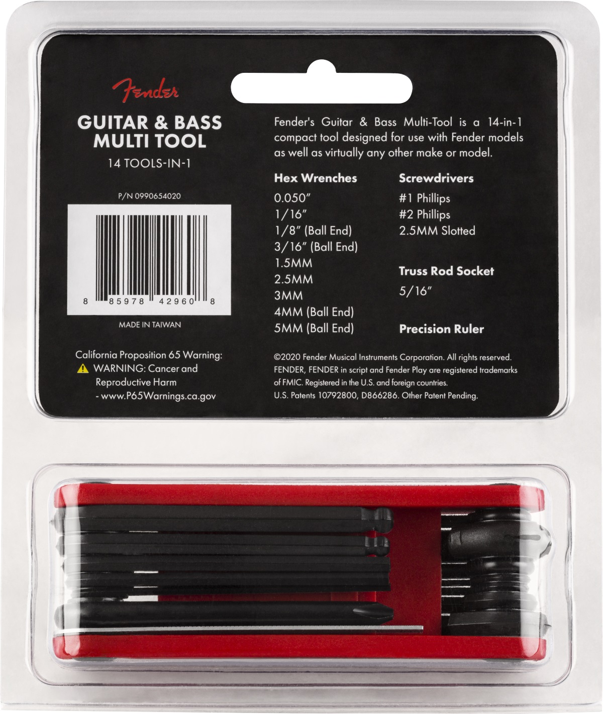 Fender Guitar/Bass Multi-Tool (obrázek 9)