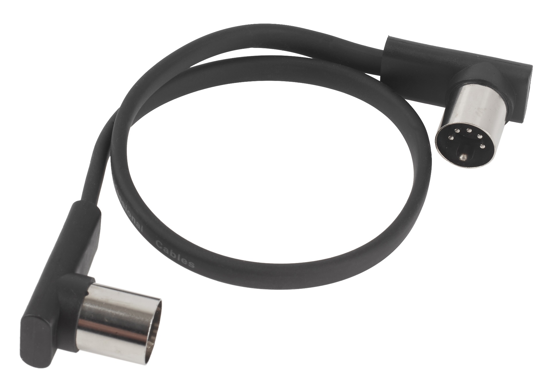 Rockboard Flat MIDI Cable Black 30 cm (obrázek 3)