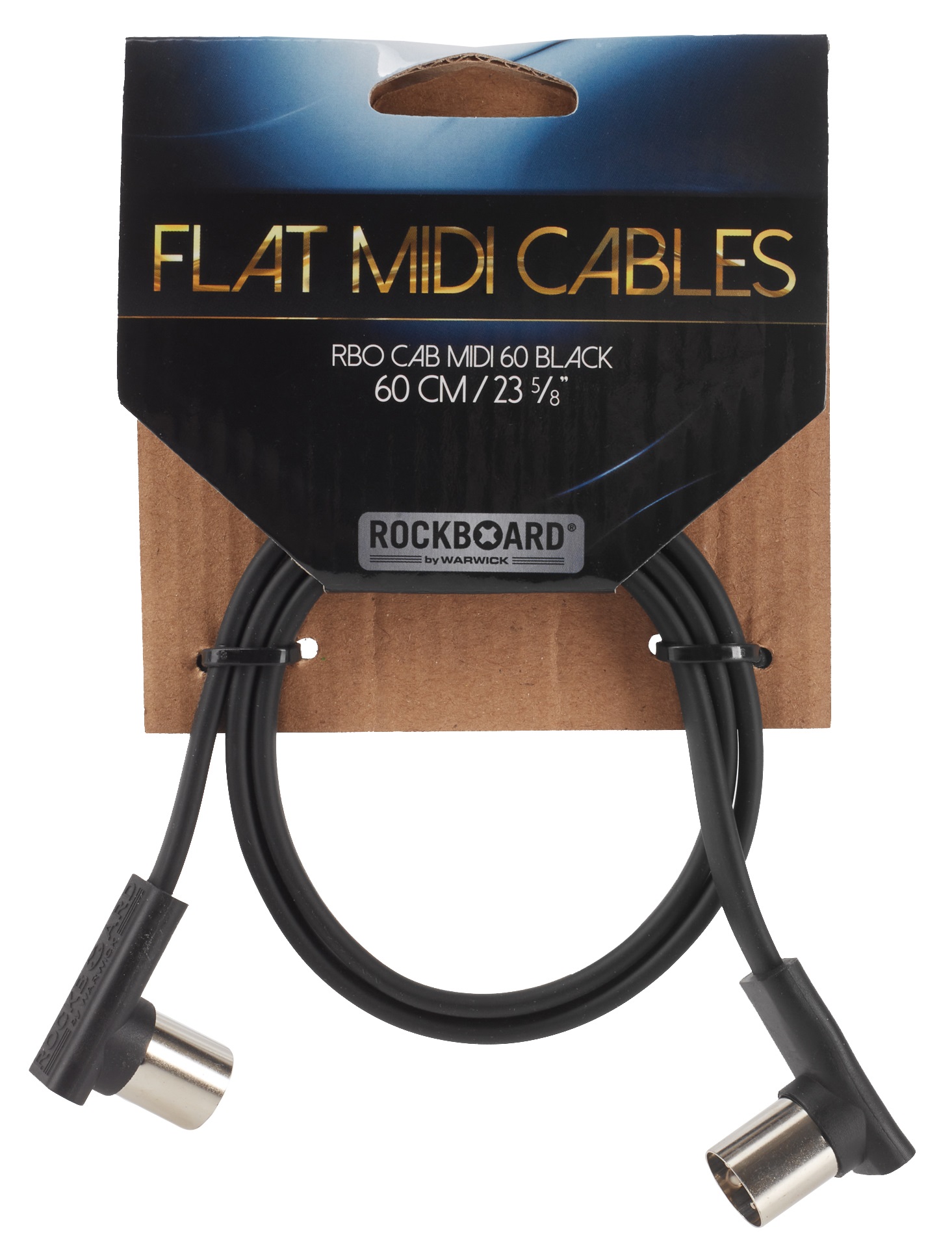 Levně Rockboard Flat MIDI Cable Black 60 cm