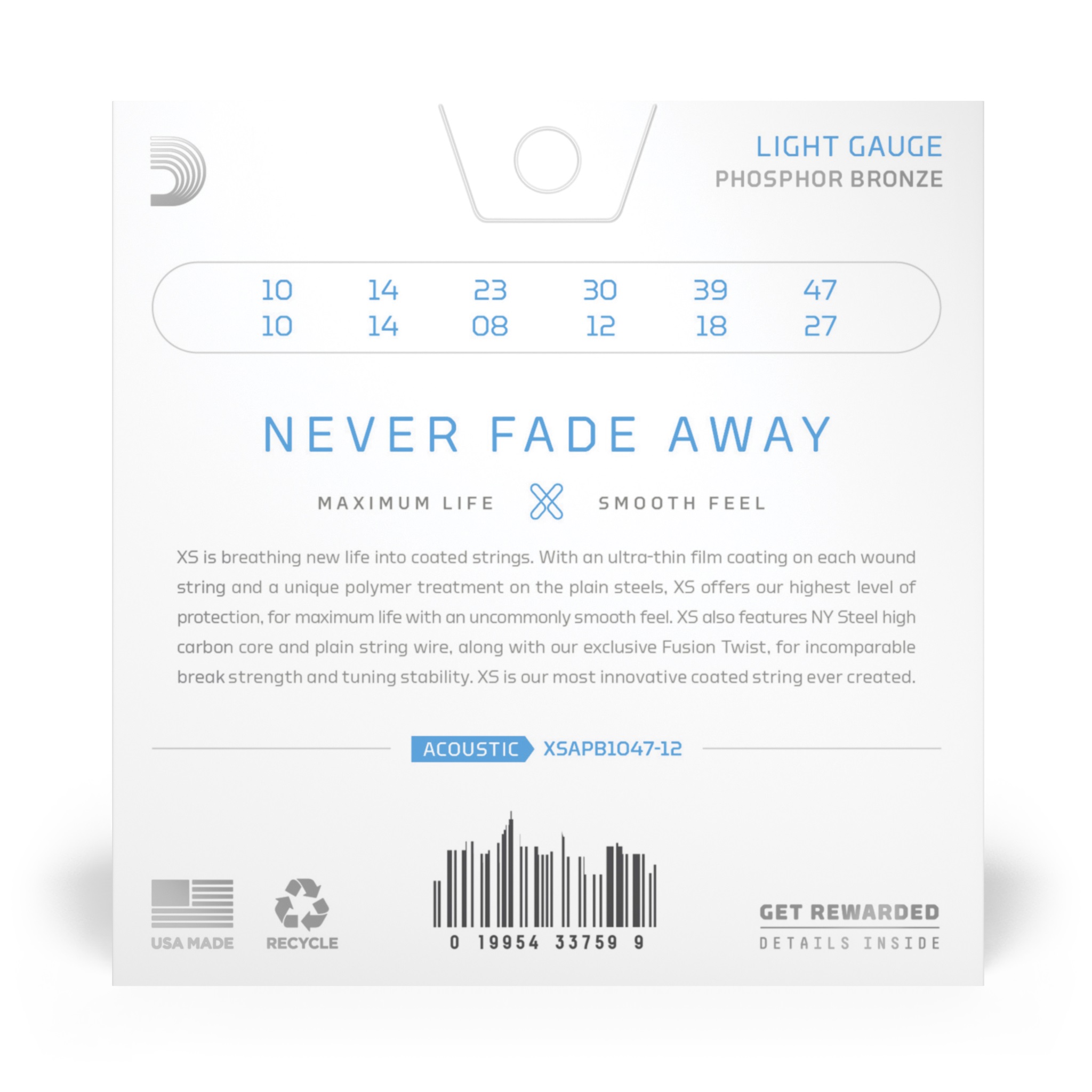 D'Addario XSAPB1047-12 (obrázek 3)