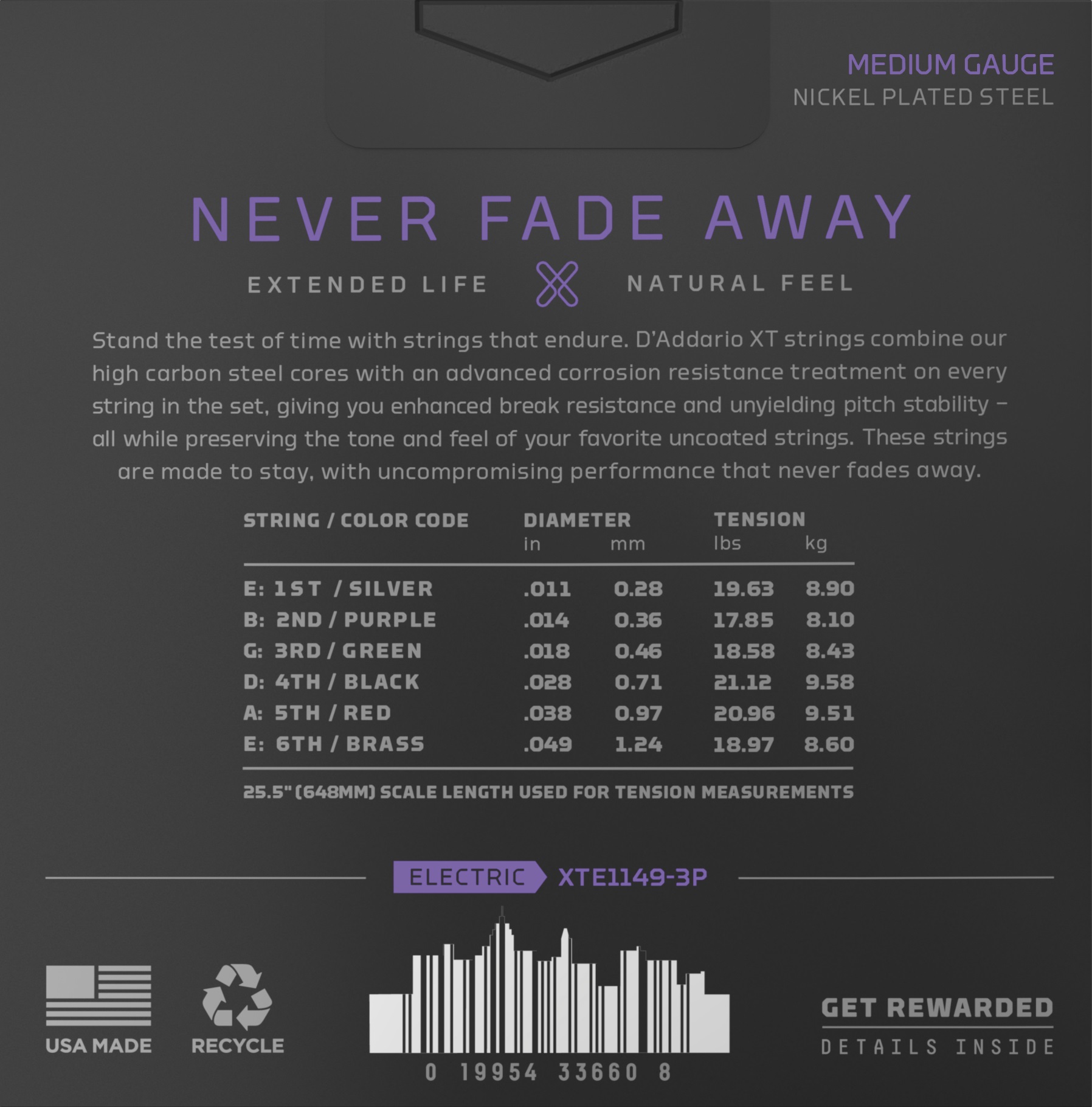 D'Addario XTE1149-3P (obrázek 3)