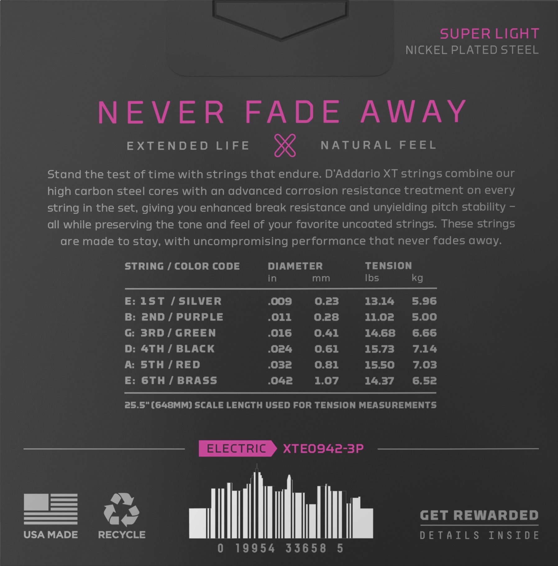 D'Addario XTE0942-3P (obrázek 3)